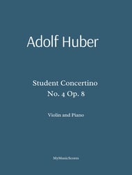 Huber Concerto No. 4  Op. 8 for Violin and Piano P.O.D cover Thumbnail